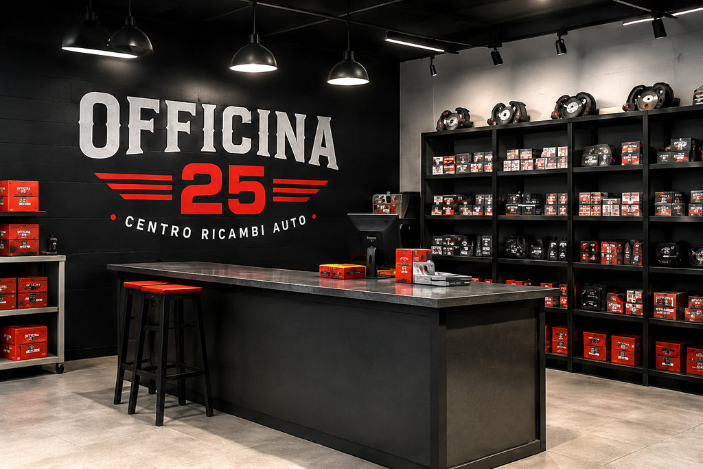 OFFICINA 25 - BRAND IDENITY CENTRO RICAMBI AUTO