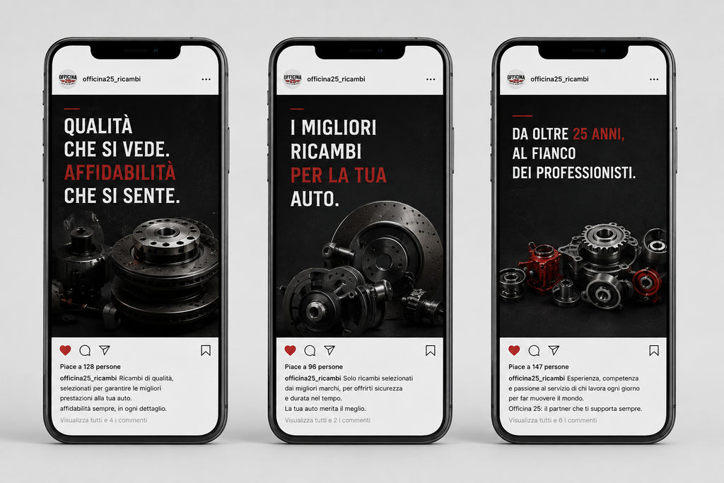 OFFICINA 25 - BRAND IDENITY CENTRO RICAMBI AUTO