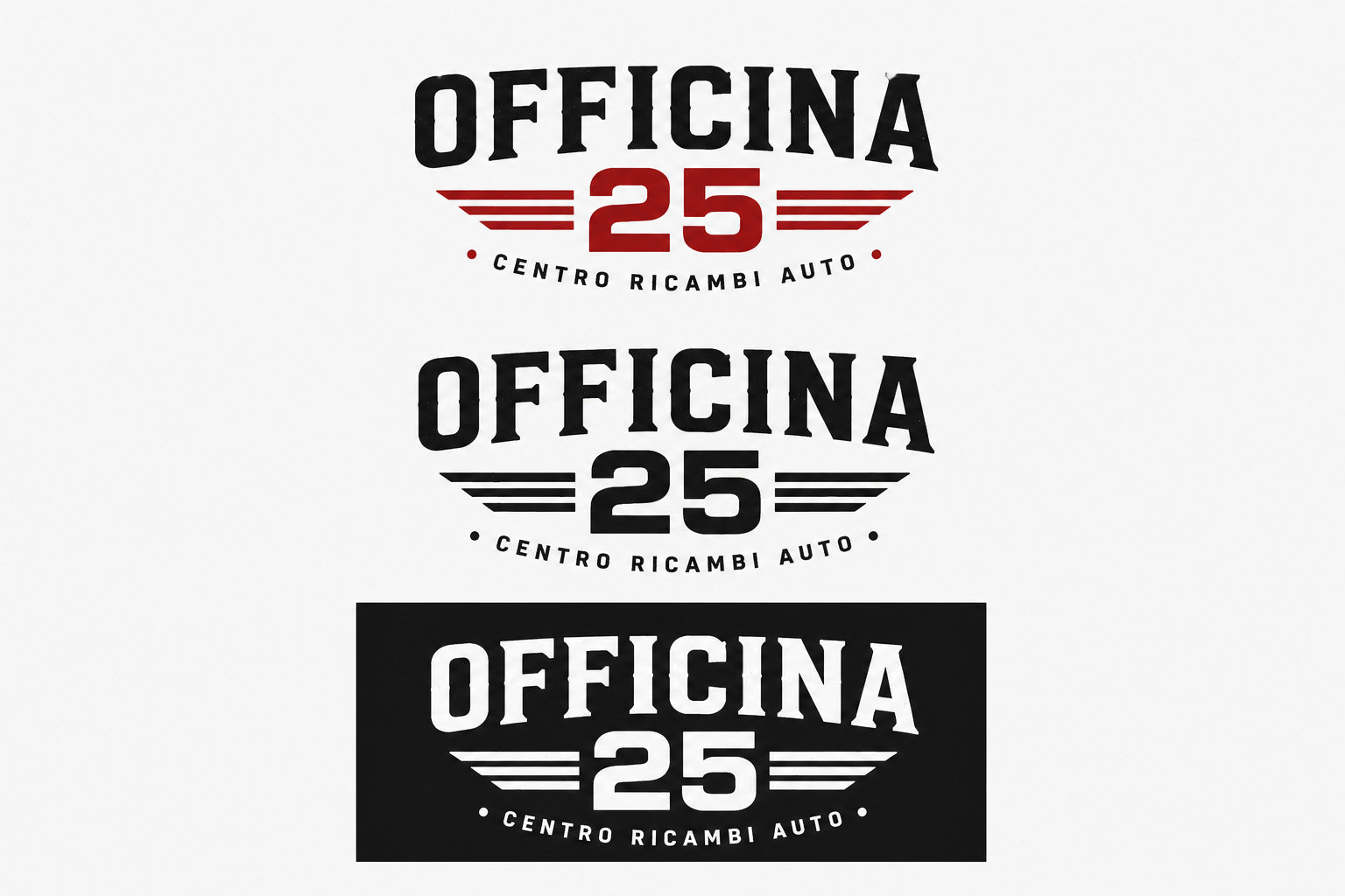 OFFICINA 25 - BRAND IDENITY CENTRO RICAMBI AUTO