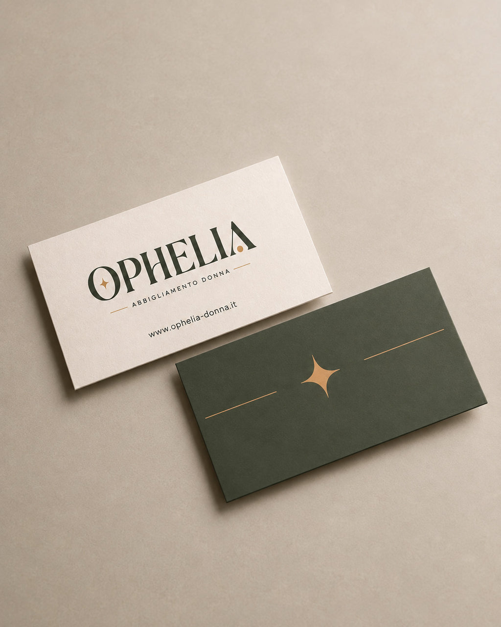 OPHELIA - BRAND IDENTITY NEGOZIO ABBIGLIAMENTO DONNA