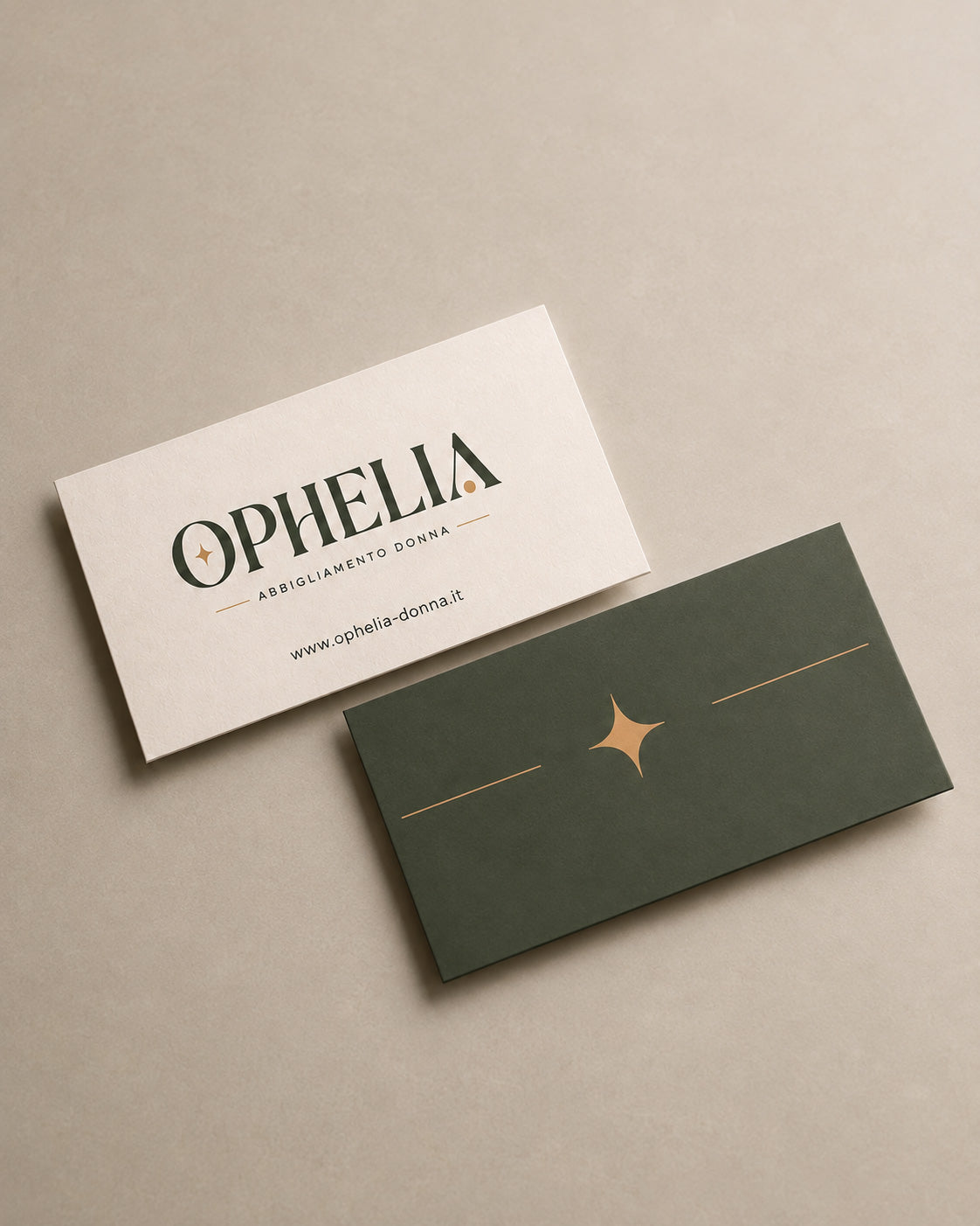 OPHELIA - BRAND IDENTITY NEGOZIO ABBIGLIAMENTO DONNA
