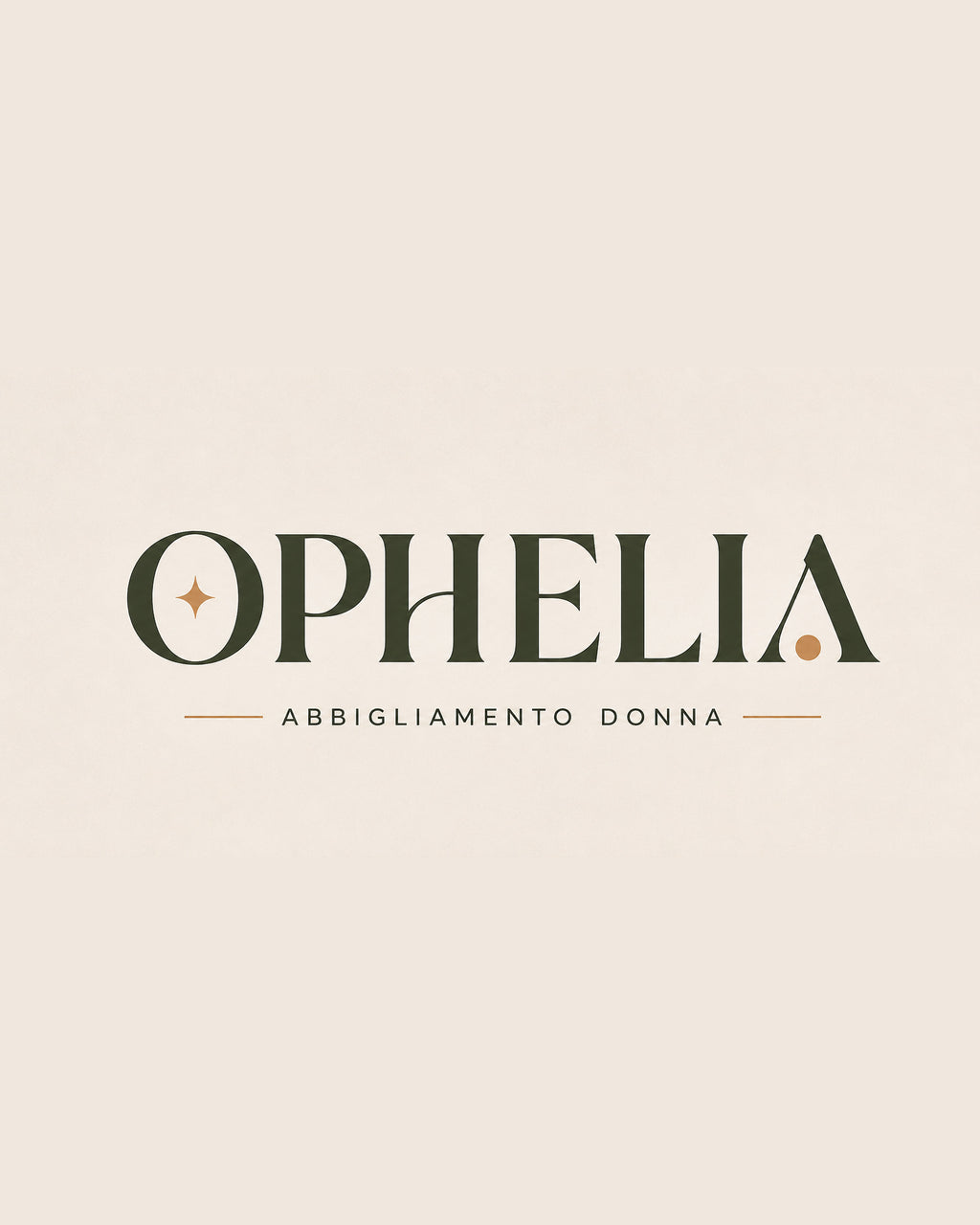 OPHELIA - BRAND IDENTITY NEGOZIO ABBIGLIAMENTO DONNA