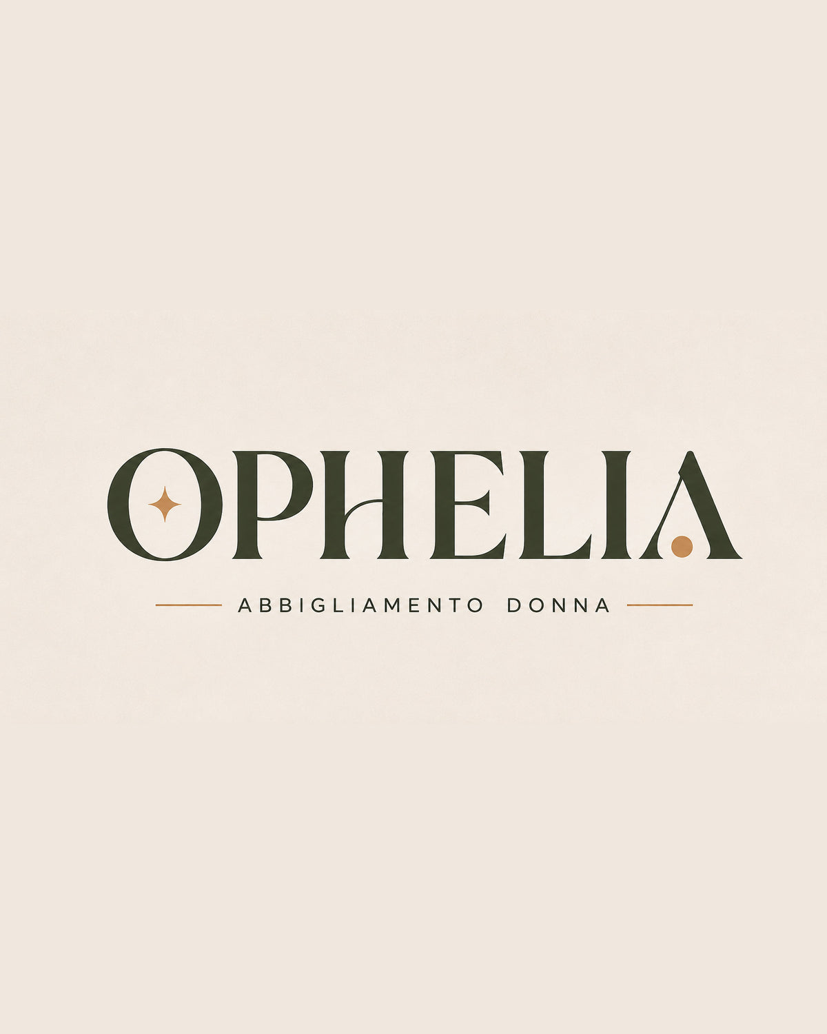 OPHELIA - BRAND IDENTITY NEGOZIO ABBIGLIAMENTO DONNA