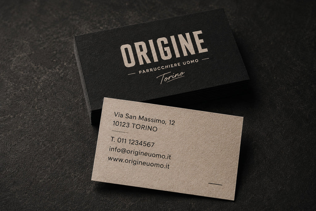 ORIGINE - BRAND IDENTITY PARRUCCHIERE UOMO