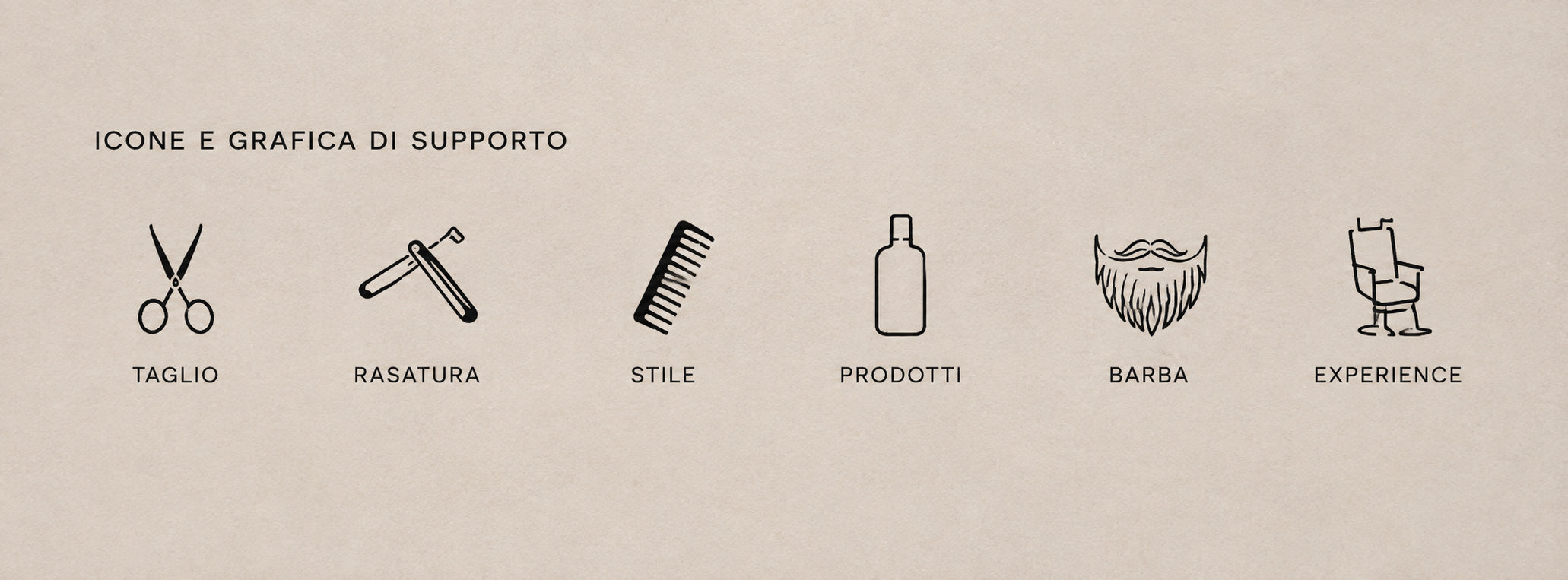 ORIGINE - BRAND IDENTITY PARRUCCHIERE UOMO
