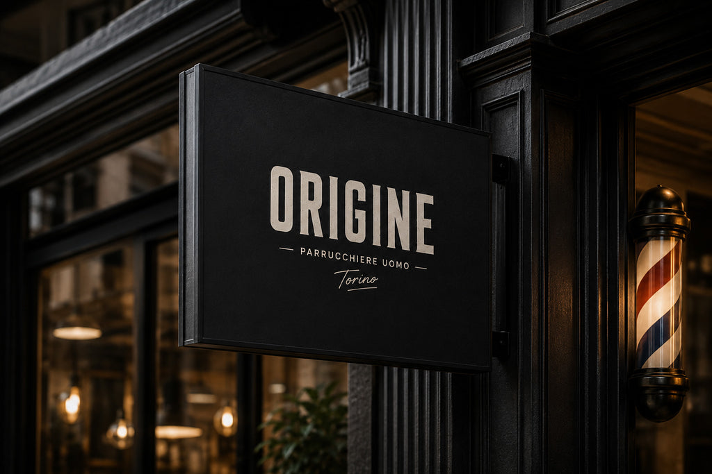 ORIGINE - BRAND IDENTITY PARRUCCHIERE UOMO