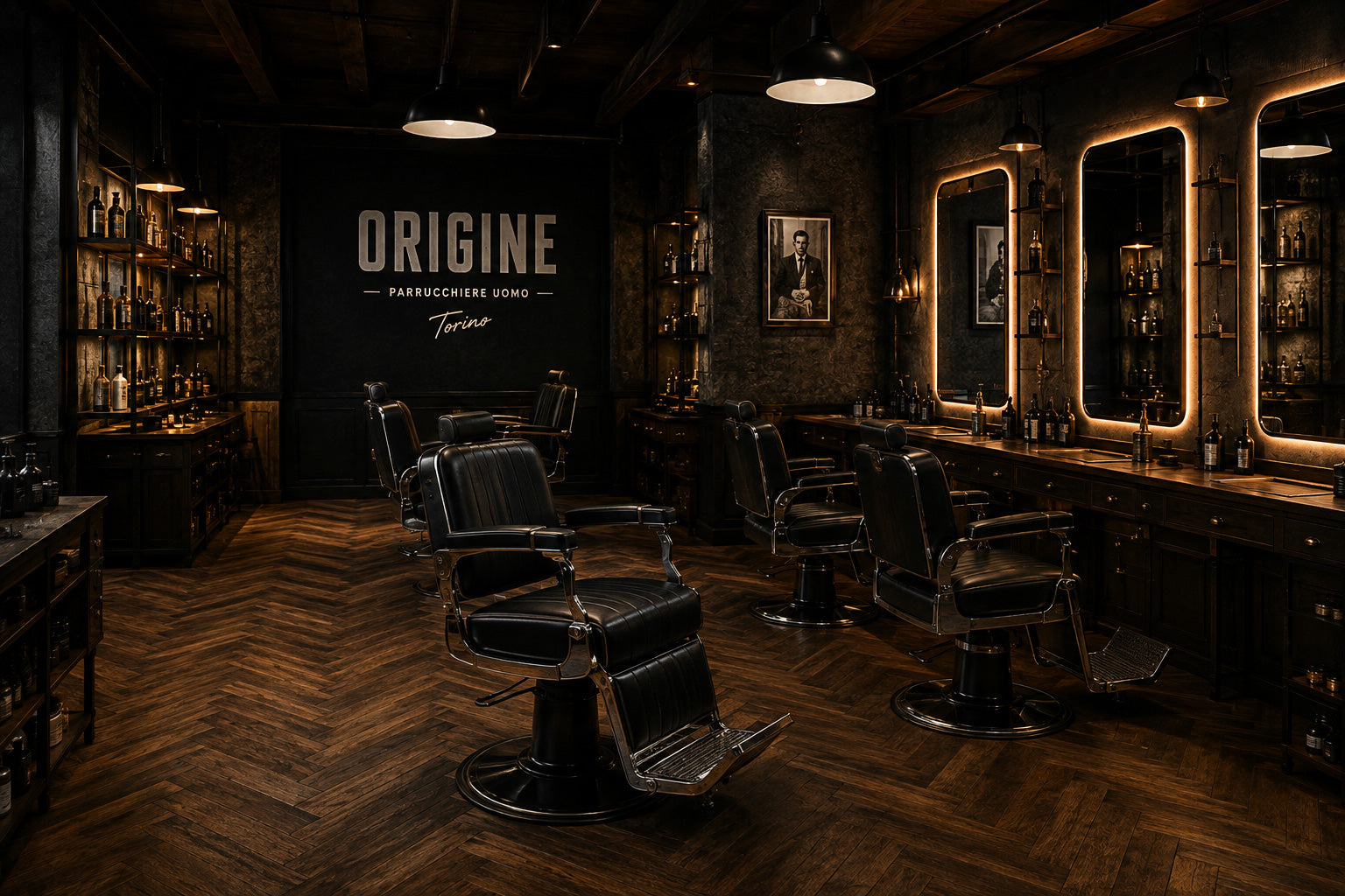 ORIGINE - BRAND IDENTITY PARRUCCHIERE UOMO