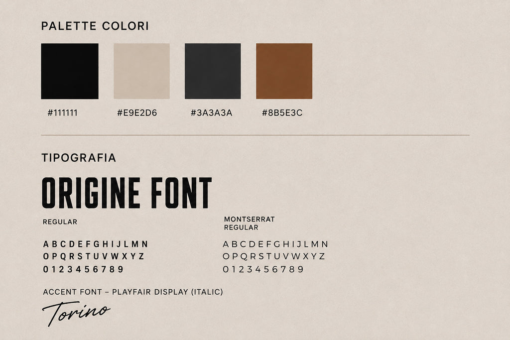 ORIGINE - BRAND IDENTITY PARRUCCHIERE UOMO