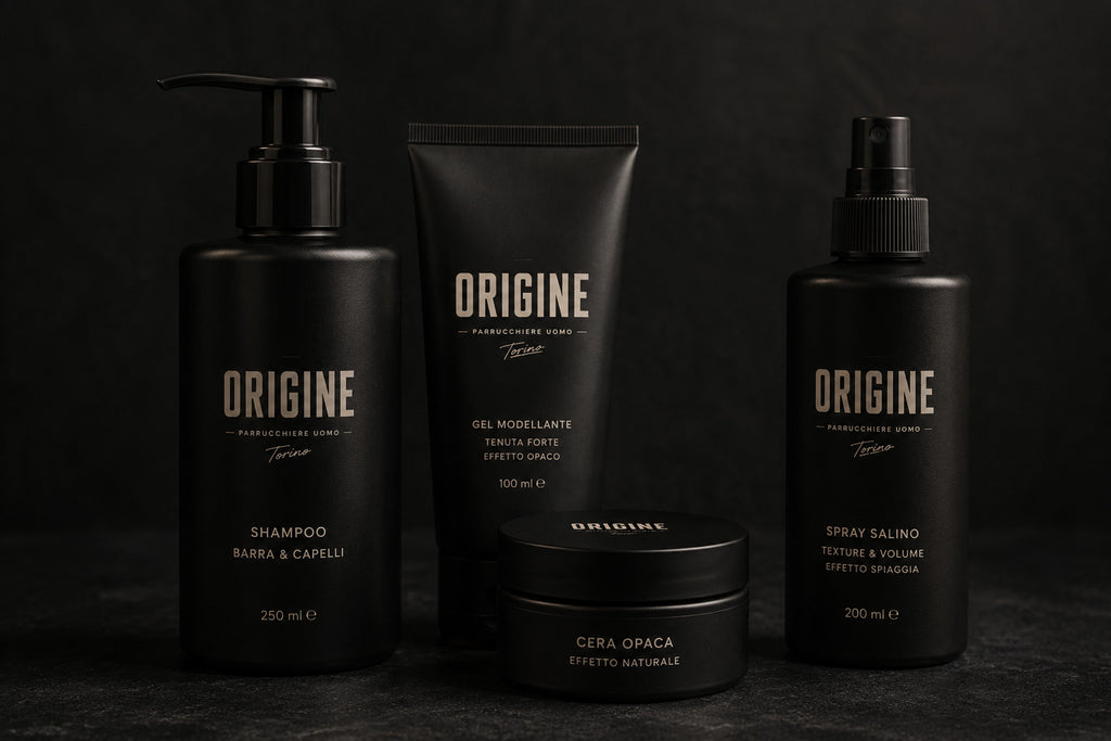ORIGINE - BRAND IDENTITY PARRUCCHIERE UOMO