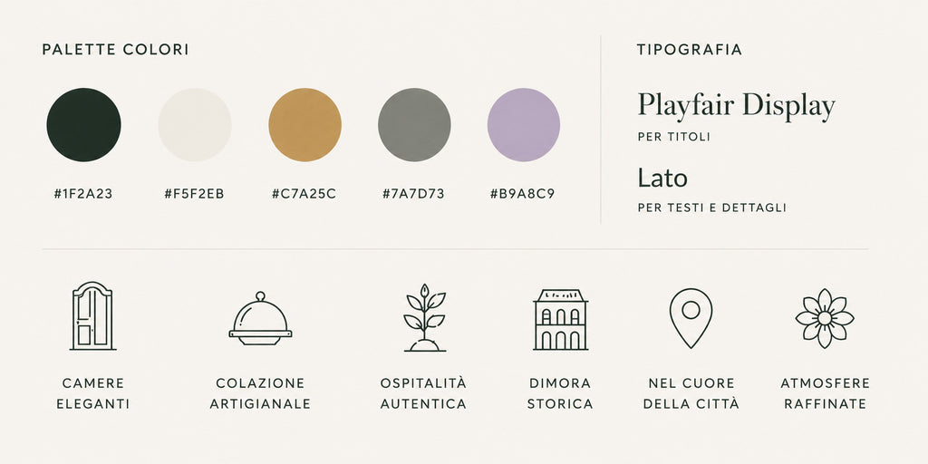 PALAZZO FIORITO - BRAND IDENTITY B&B