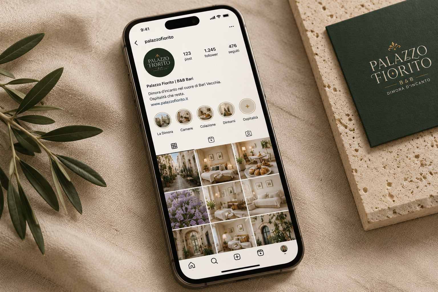 PALAZZO FIORITO - BRAND IDENTITY B&B