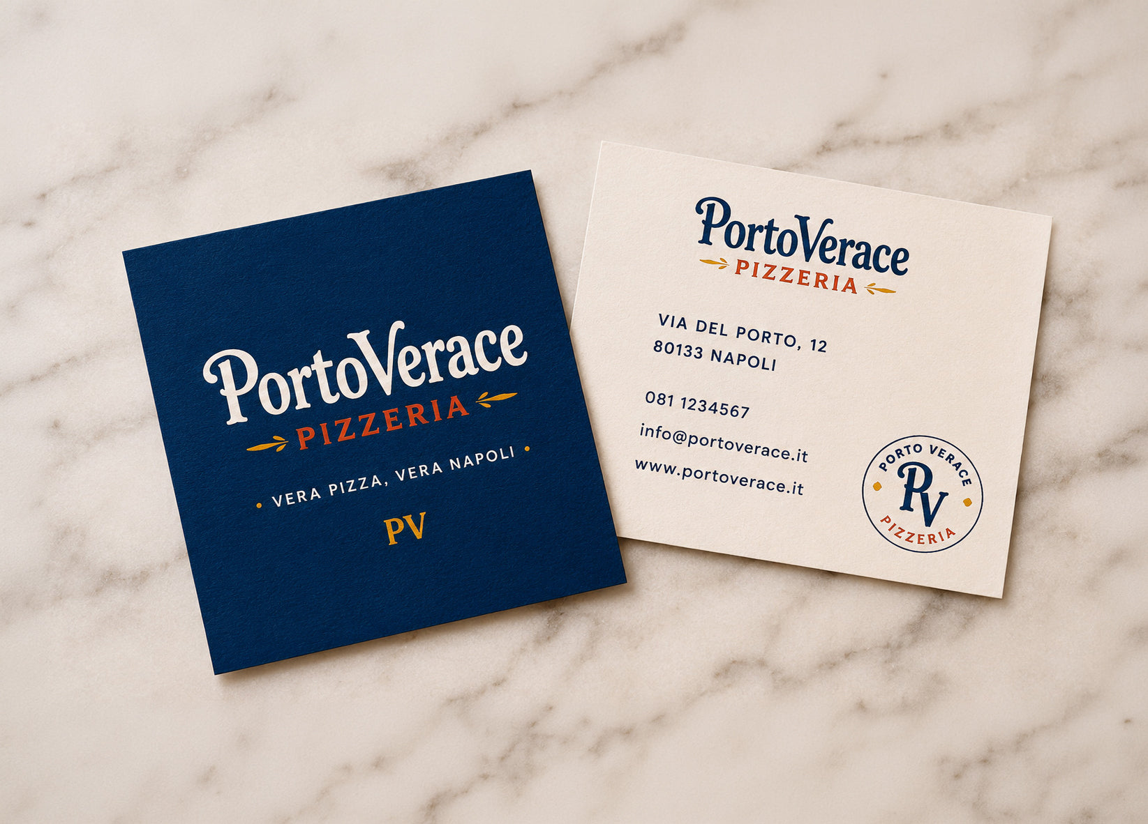 PORTO VERACE - BRAND IDENTITY PIZZERIA