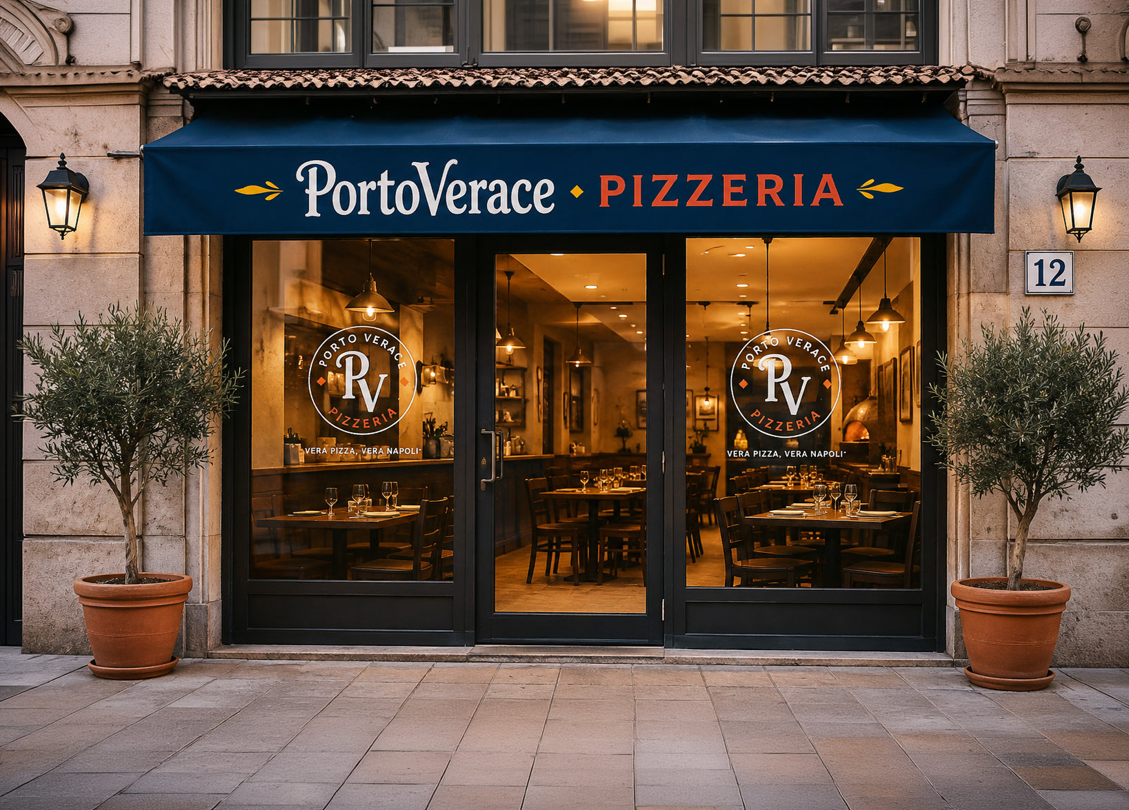 PORTO VERACE - BRAND IDENTITY PIZZERIA