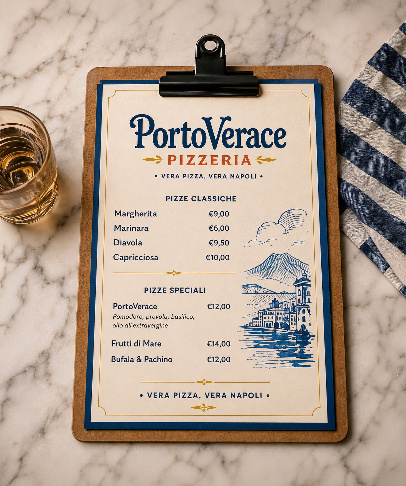 PORTO VERACE - BRAND IDENTITY PIZZERIA