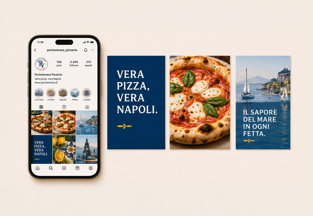 PORTO VERACE - BRAND IDENTITY PIZZERIA