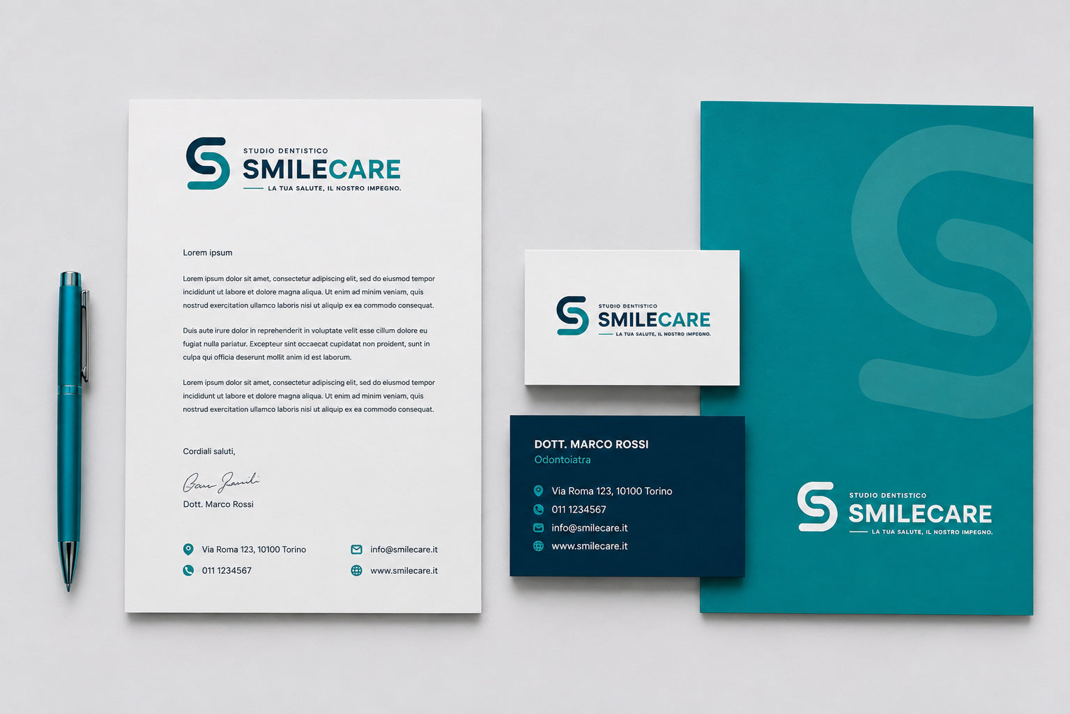 SMILECARE - BRAND IDENTITY STUDIO DENTISTICO