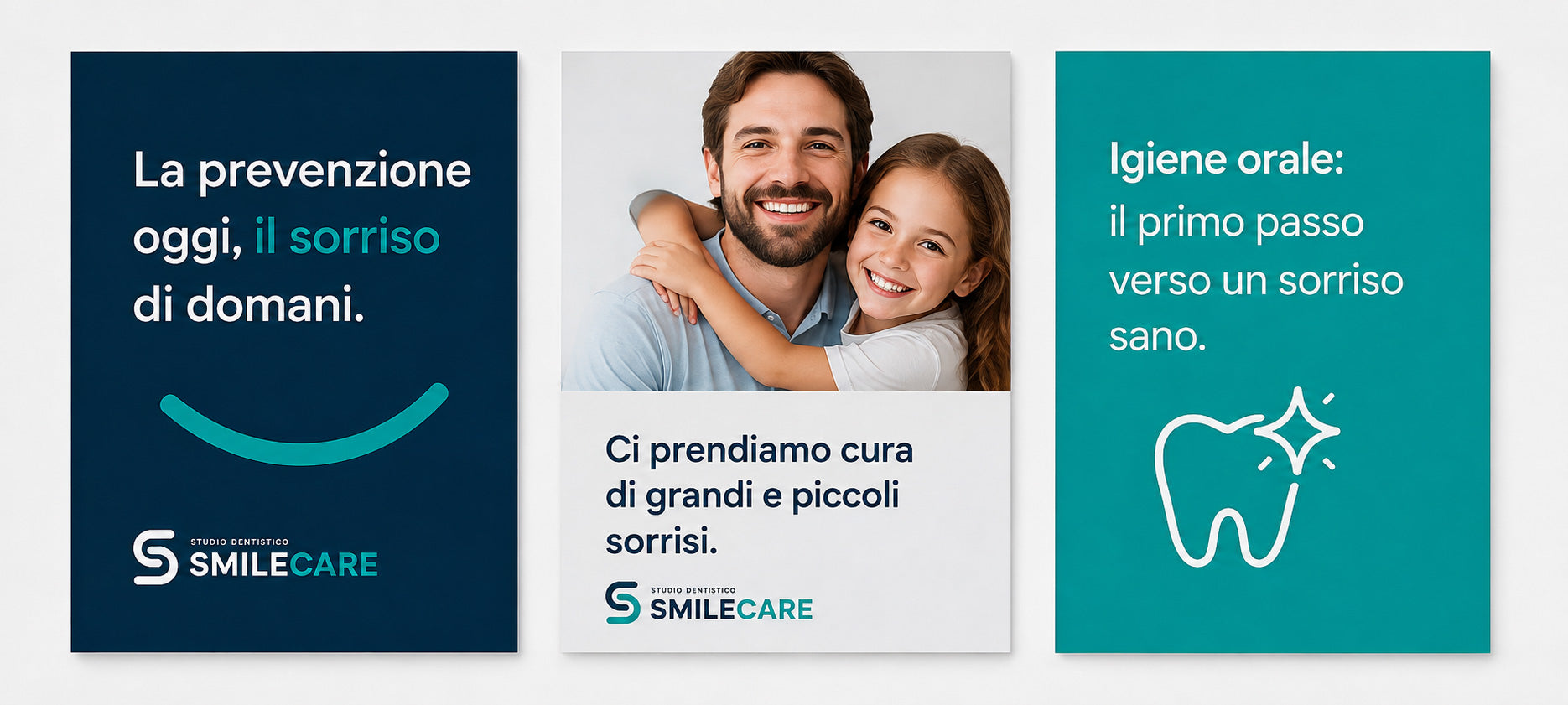 SMILECARE - BRAND IDENTITY STUDIO DENTISTICO