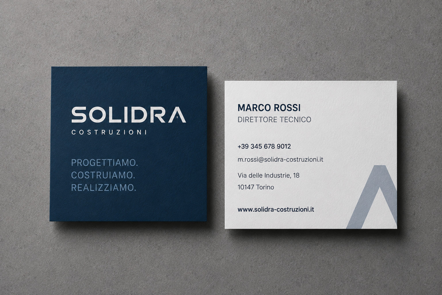 SOLIDRA - BRAND IDENTITY IMPRESA EDILE