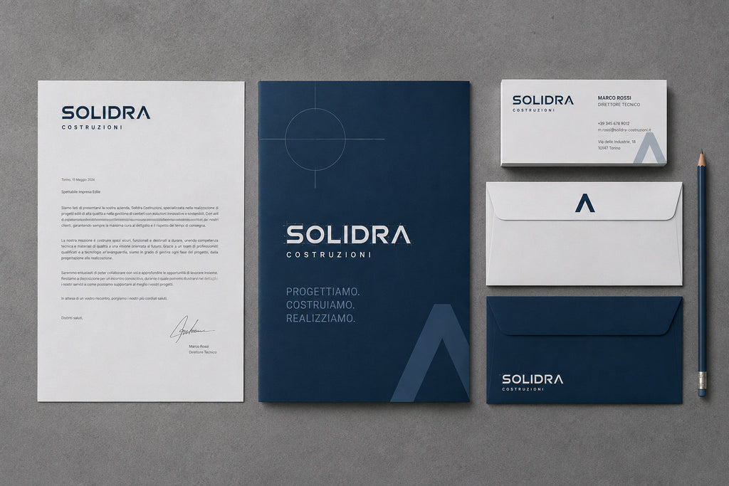 SOLIDRA - BRAND IDENTITY IMPRESA EDILE