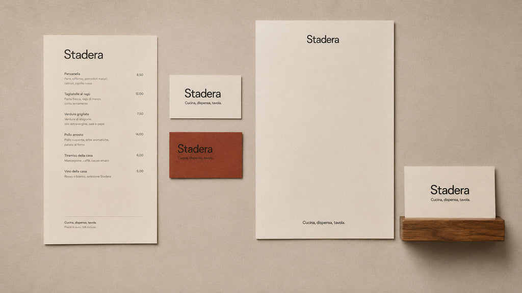 STADERA - BRAND IDENTIY GASTRONOMIA