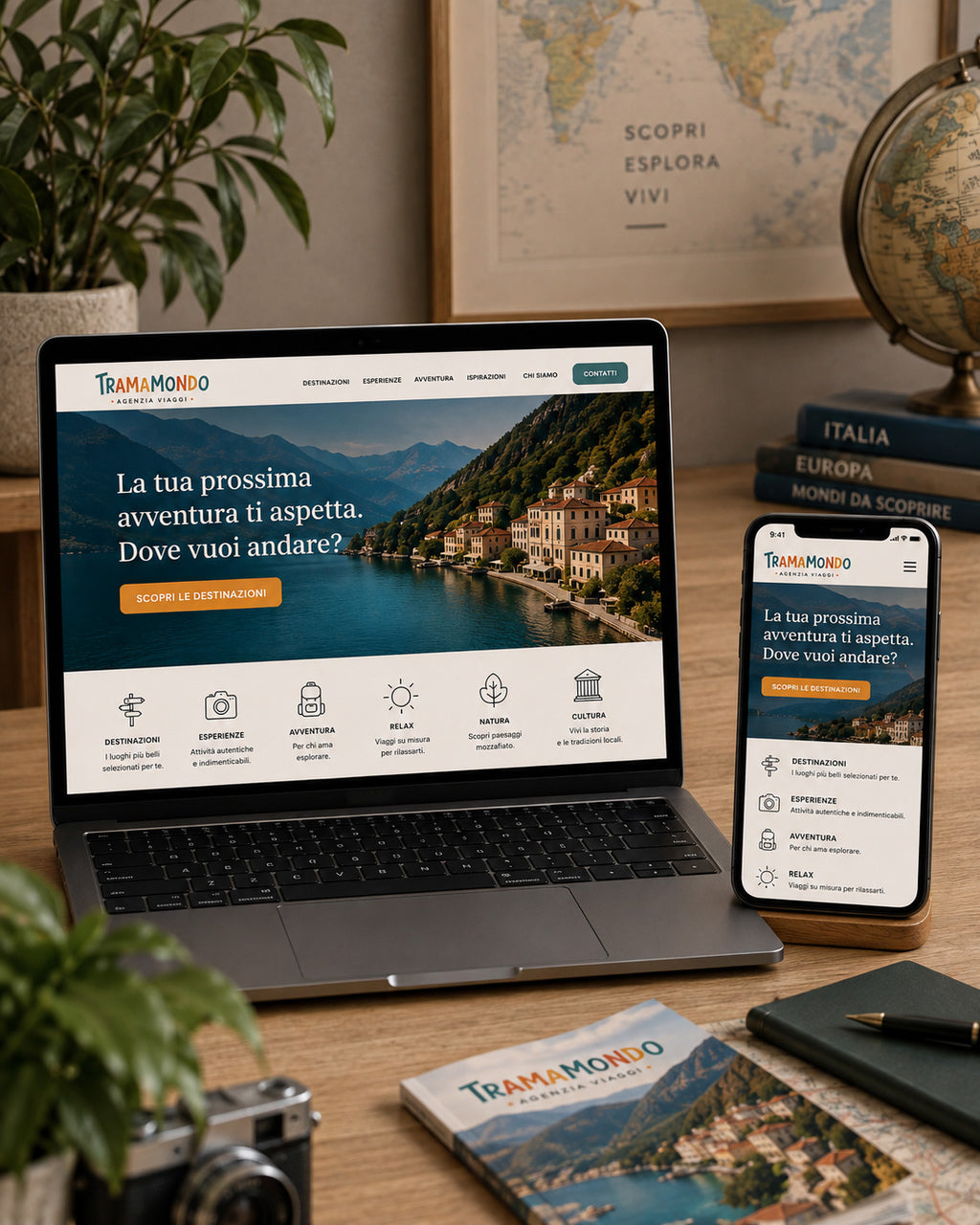 TRAMAMONDO - BRAND IDENTITY PER AGENZIA VIAGGI