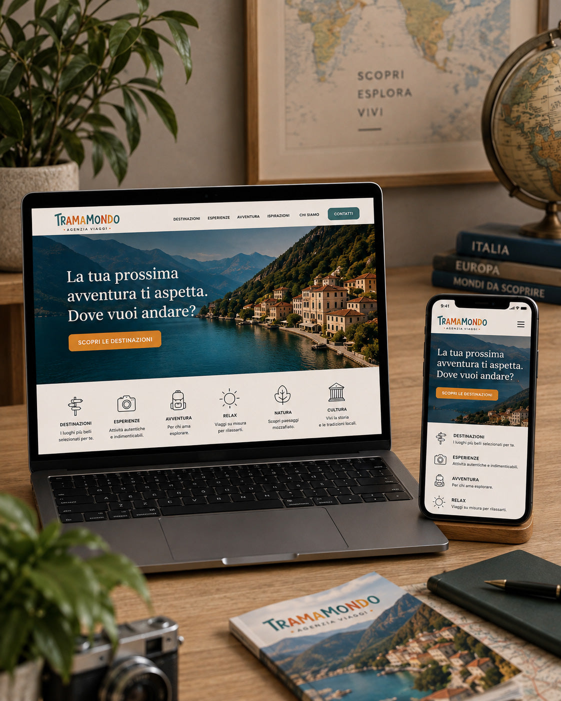 TRAMAMONDO - BRAND IDENTITY PER AGENZIA VIAGGI