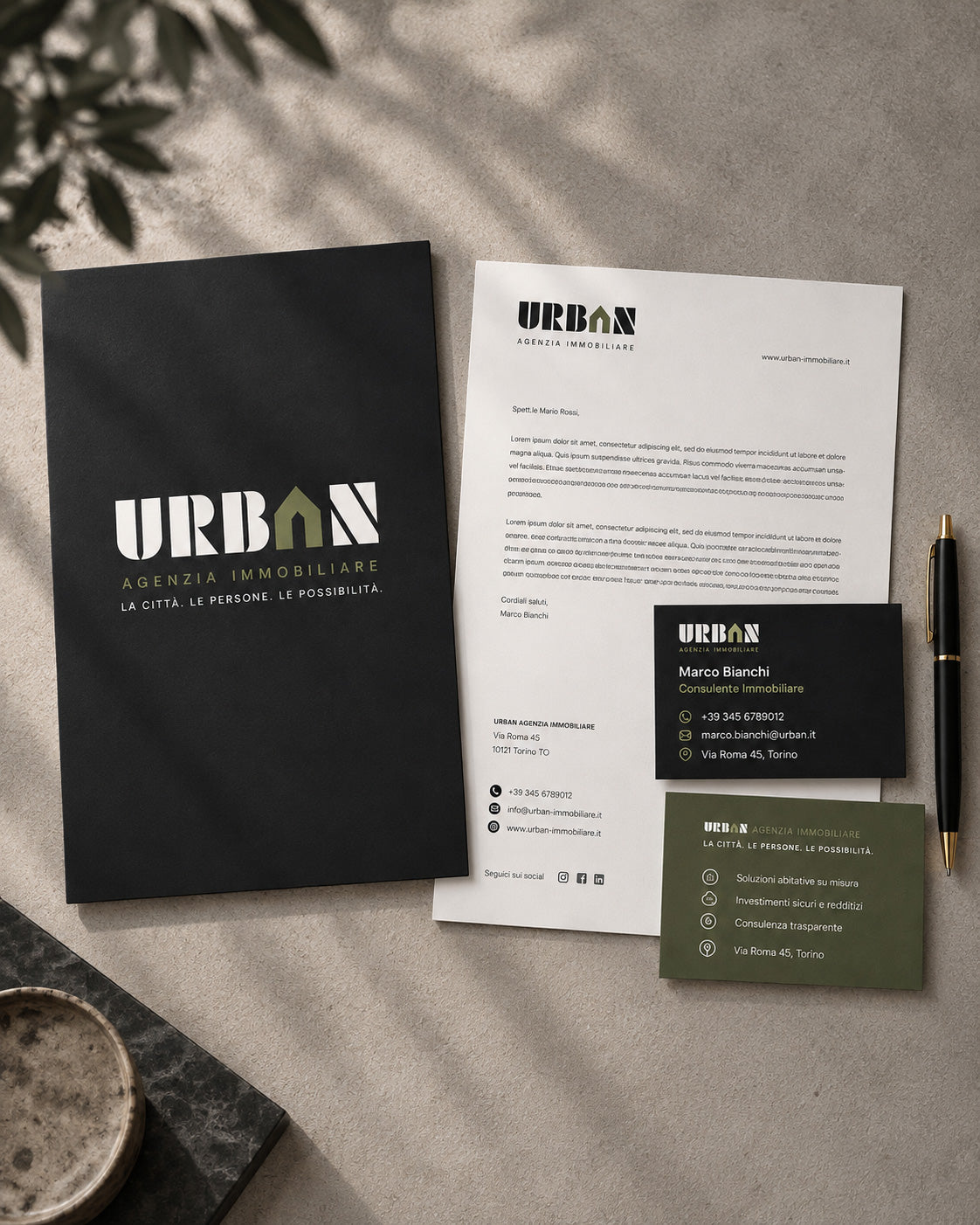 URBAN - BRAND IDENTITY AGENZIA IMMOBILIARE