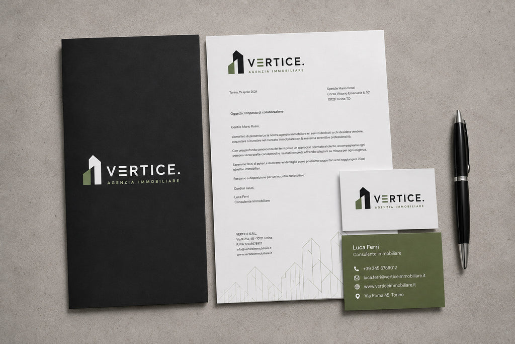 VERTICE - BRAND IDENTITY STUDIO IMMOBILIARE